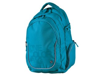 Batoh studentský One Colour tyrkys STIL