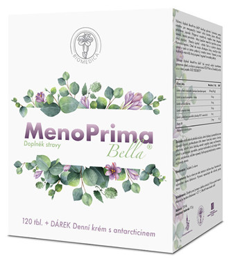 Biomedica MenoPrima Bella tbl.120 +  dárek denní krém s Antarcticinem
