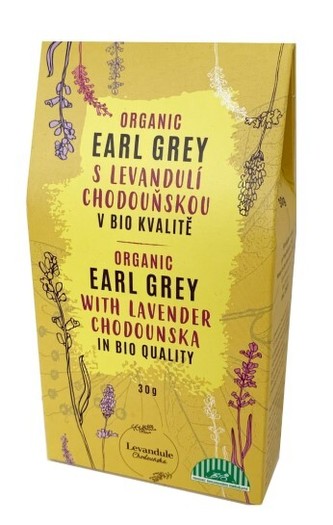 BIO Levandule Chodouňská BIO Earl grey sypaný s Levandulí chodouňskou 30 g