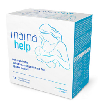 SALUTEM Pharma MamaHelp podpora laktace 14 sáčků s čokoládovou příchutí
