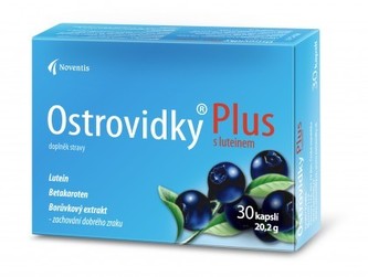 Noventis Ostrovidky Plus s luteinem 30 kapslí
