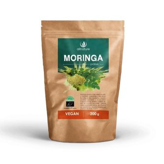 Allnature Moringa prášek RAW 200 g