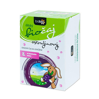 GOLDIM BABIO dětský biočaj ostružinový 20 sáčků