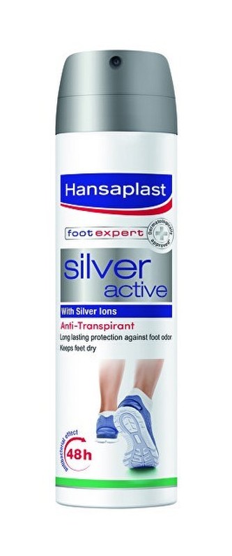 Hansaplast Sprej na nohy Silver Active 150 ml