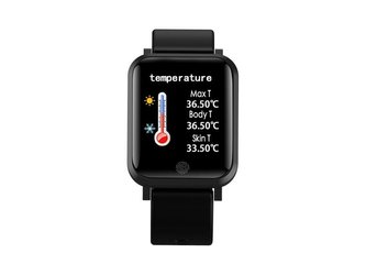 Hodinky IMMAX TEMP WATCH BLACK