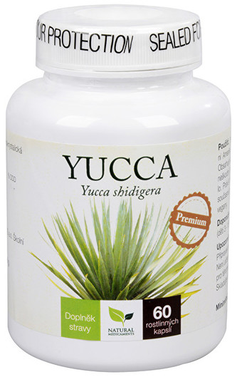 Natural Medicaments Yucca Premium 60 kapslí