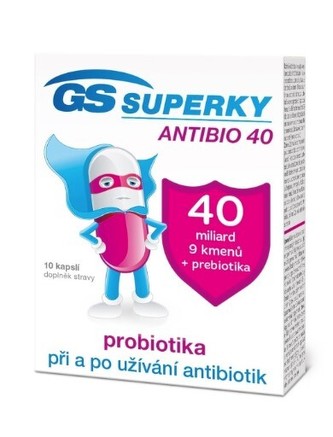 GreenSwan GS Superky Antibio 40, 10 kapslí