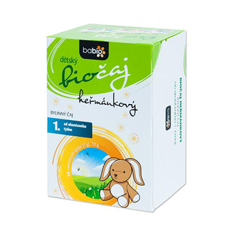 GOLDIM BABIO dětský biočaj heřmánkový 20 sáčků