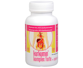 Synergia Kurkumin komplex FORTE 300 mg + piperin 60 kapslí