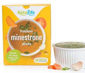 KetoLife Proteinová polévka - Minestrone 5 x 30 g