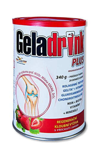 Orling Geladrink Plus Jahoda nápoj 340 g
