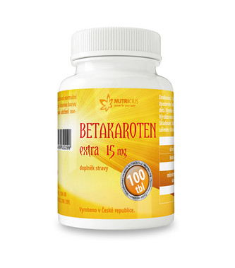 Nutricius Betakaroten EXTRA 15 mg 100 tbl. Nutricius Betakaroten EXTRA 15 mg 100 tbl.