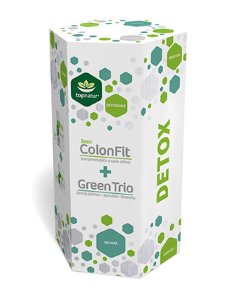 Topnatur Detox ColonFit 180 kapslí + Green Trio 180 tablet