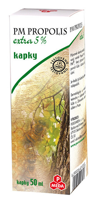 Purus Meda PM Propolis Extra 5 % kapky 50 ml