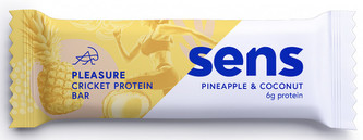 SENS SENS Pleasure Protein tyčinka s cvrččí moukou - Ananas & Kokos 40 g
