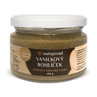 Nutspread Oříškové máslo Vanilkový rohlíček Nutspread 1 kg