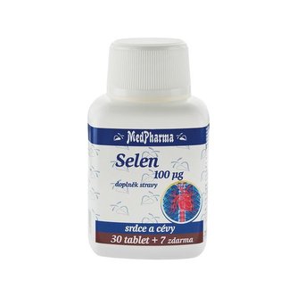 MedPharma Selen 100 µg 30 tbl. + 7 tbl. ZDARMA