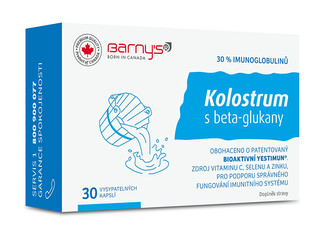 Barny´s Kolostrum Synermune 30 kapslí