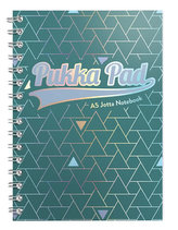 Pukka Pad Spirálový blok Glee Jotta A5, papír 80g, 100 listů, zelený