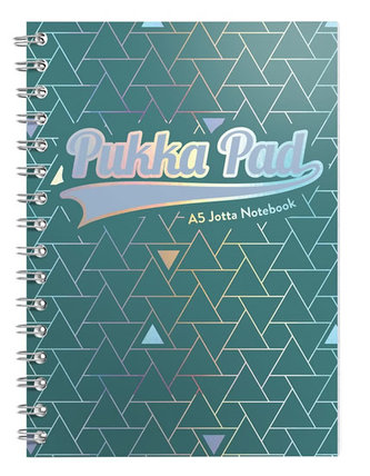 Pukka Pad Spirálový blok Glee Jotta A5, papír 80g, 100 listů, zelený