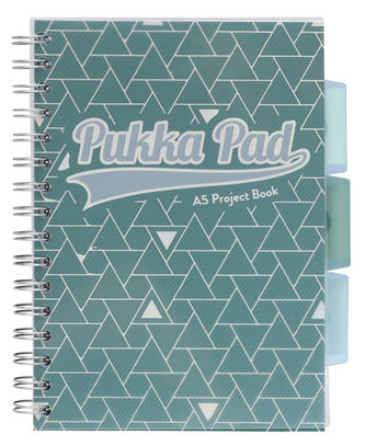 Pukka Pad Projektový blok Glee A5, papír 80g, 100 listů, zelený