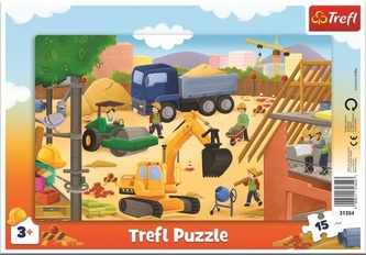 Puzzle Na staveništi