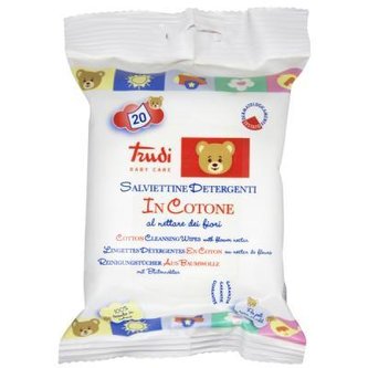 Trudi Bavlněné čisticí vlhčené ubrousky s květinovým nektarem 20 ks