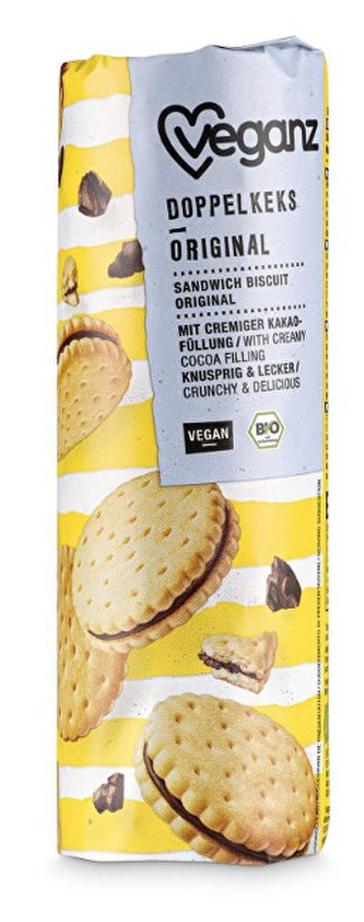 Veganz Dvojité sušenky originál, Bio 400 g