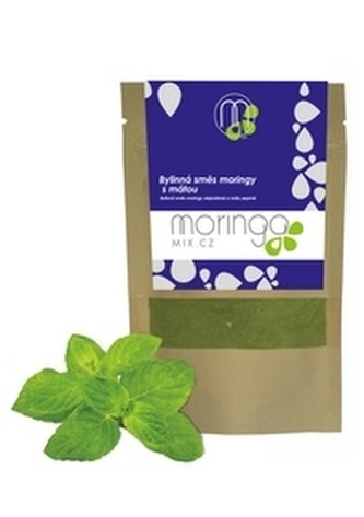 Moringa MIX Bylinná směs moringy s mátou 30g