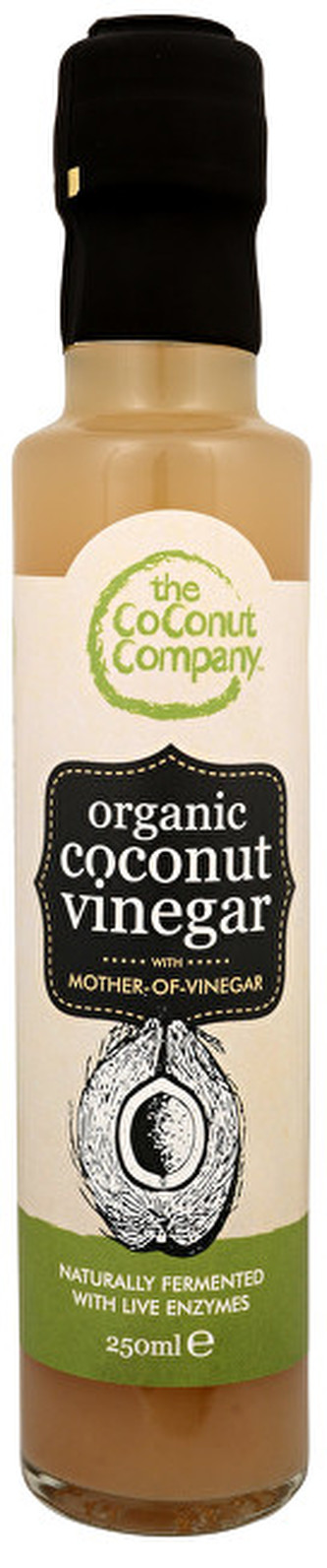 The Coconut Company BIO RAW Kokosový ocet – s mateční kulturou 250 ml