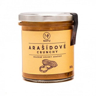 Natu Arašídový krém crunchy 300 g