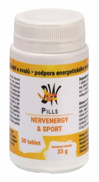 Body Wraps s.r.o. BW Pills NervEnergy&Sport 30 tablet