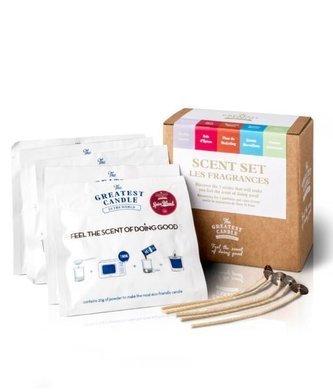 The Greatest Candle Sada vonných prášků na výrobu 5 svíček Sladká vanilka