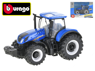Bburago New Holland T3.315 traktor 12cm na setrvačník v krabičce