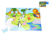 Puzzle zoo 60x44cm 35dílků v krabičce