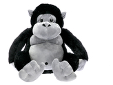 Opice plyšová 65cm sedící černá 0m+ v sáčku