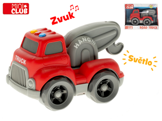 Auto odtahovka 16cm volný chod na baterie se světlem a zvukem 18m+ v krabičce