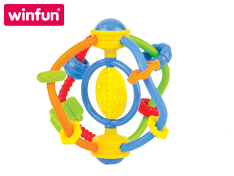 Chrastítko hlavolam 13cm 0m+ na kartě