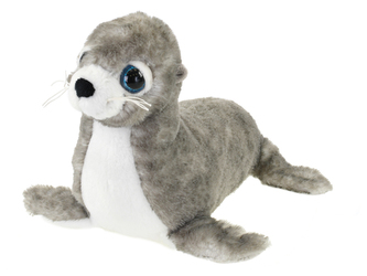 Lachtan plyšový 25cm šedý 0m+ v sáčku