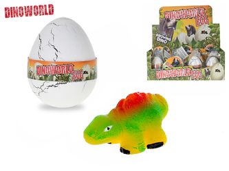 Dinosaurus líhnoucí a rostoucí ve vajíčku 1ks