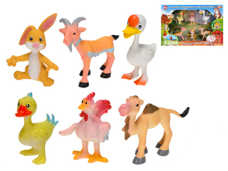 Zvířátka farma 7-8cm 6ks v krabičce