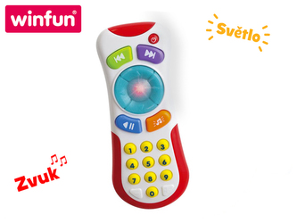 Dálkový ovladač 16cm na baterie se světlem a zvukem 6m+ v krabičce