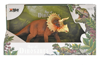 Dinosaurus Triceratops 18cm v krabičce