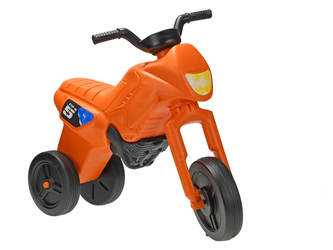 Odrážedlo Enduro větší oranžové max. 25kg 12m+