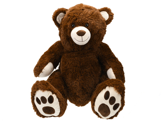 Medvěd plyšový 58cm sedící 0m+ v sáčku