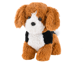 Pes plyšový 30cm sedící 0m+ v sáčku