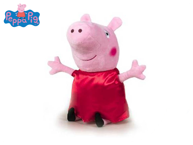 Peppa Pig - Pepina plyšová 20cm 0m+ - - Megaknihy.cz