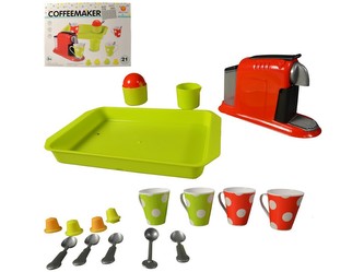 Kávovar s příslušenstvím, 21 ks, 38x28x9cm