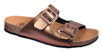 Scholl Zdravotní obuv - GREENY MULE - Bronze 38