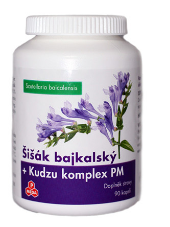 Purus Meda Šišák bajkalský + Kudzu komplex PM 90 kapslí
